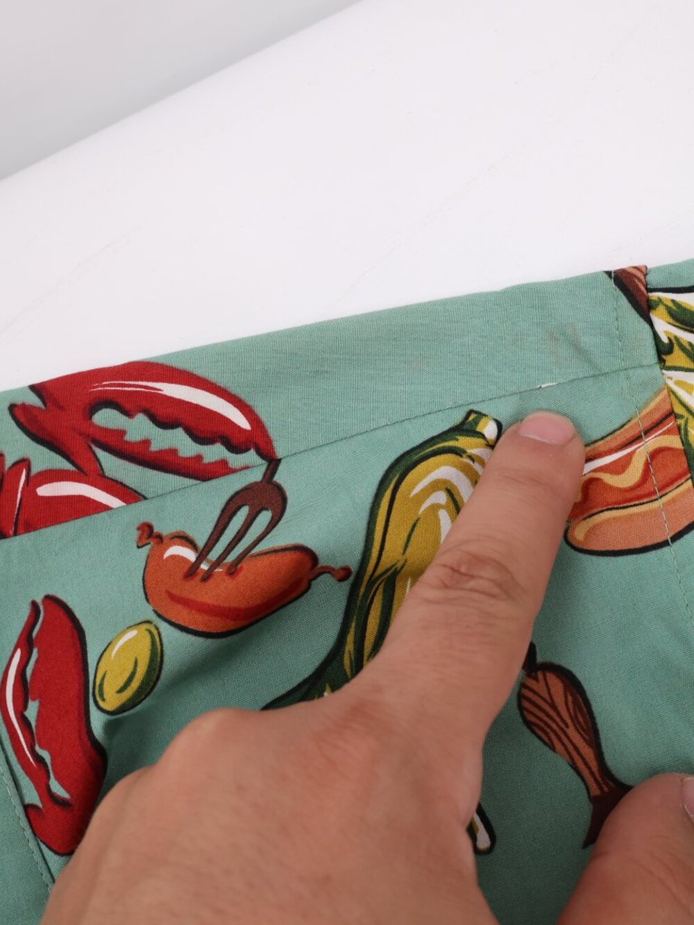 Vintage Reyn Spooner Hawaiian Shirt Men XL Born to Grill Chef Summer BBQ Cookout - Picture 11 of 11